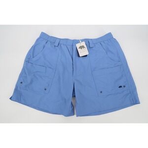 Onward Reserve Shorts Mens Medium Blue Cargo Nylon Performance Fishing 5.5"